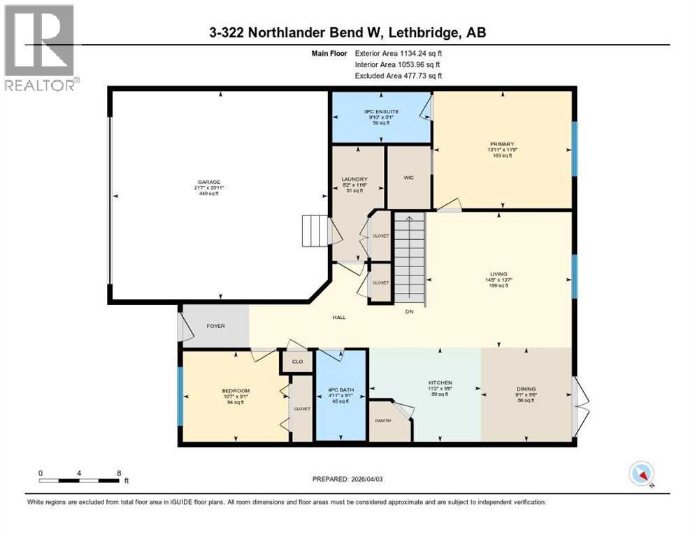 3, 322 Northlander Bend W, Lethbridge, Alberta  T1J 5T5 - Photo 45 - A2298964