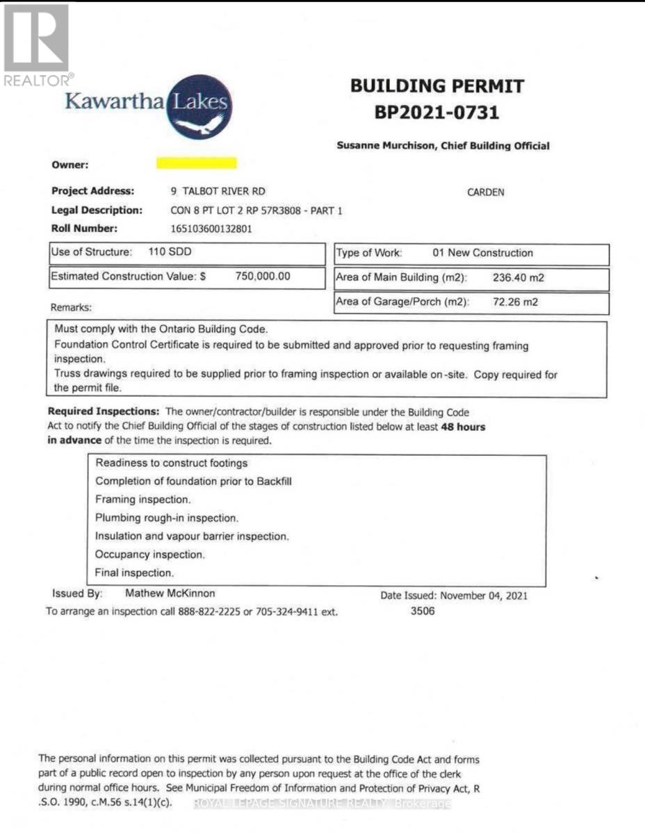 9 Talbot River Road, Kawartha Lakes, Ontario  K0M 2B0 - Photo 3 - X12987124