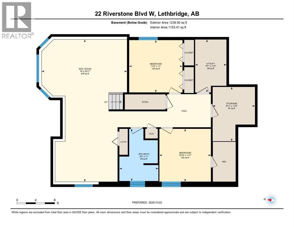 22 Riverstone Boulevard W, Lethbridge, Alberta  T1K 7X3 - Photo 49 - A2294225