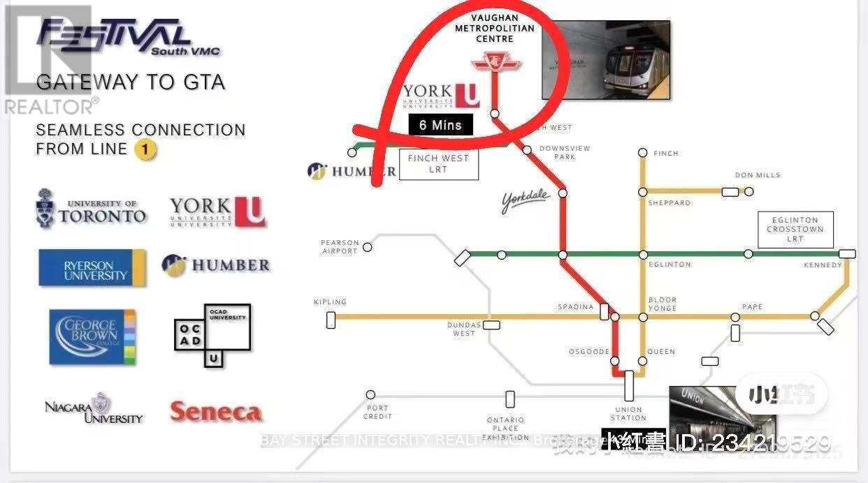 1911 - 28 Interchange Way, Vaughan, Ontario  L4K 0P8 - Photo 9 - N12987372