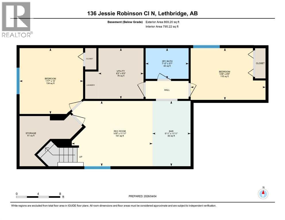 136 Jessie Robinson Close N, Lethbridge, Alberta  T1H 3Y8 - Photo 36 - A2299075