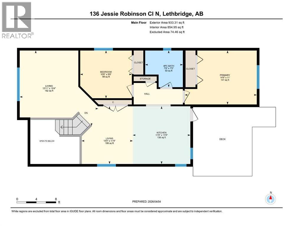 136 Jessie Robinson Close N, Lethbridge, Alberta  T1H 3Y8 - Photo 34 - A2299075