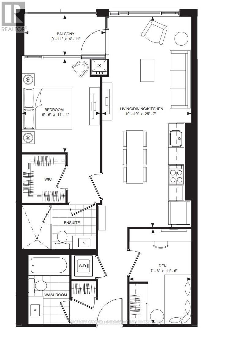 611 - 525 Adelaide Street W, Toronto (Waterfront Communities), Ontario  M5V 1T6 - Photo 13 - C12987984