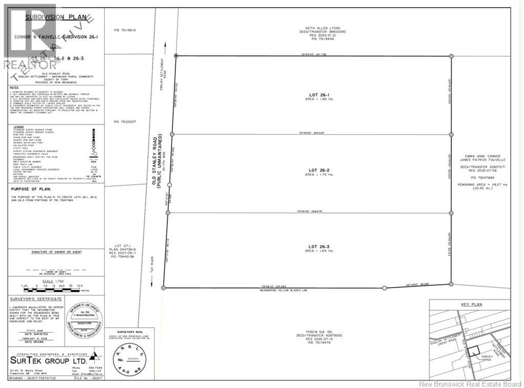 Lot 26-2 Old Stanley Road, Stanley, New Brunswick  E6B 2E8 - Photo 2 - NB134677