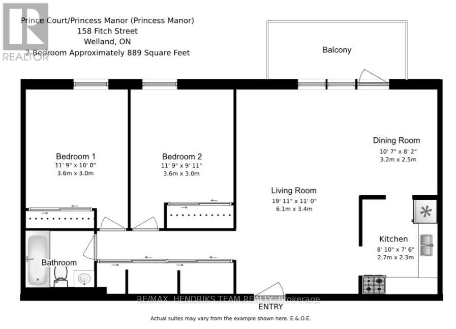 307 - 156 Fitch Street, Welland, Ontario  L3C 4V6 - Photo 13 - X12988820