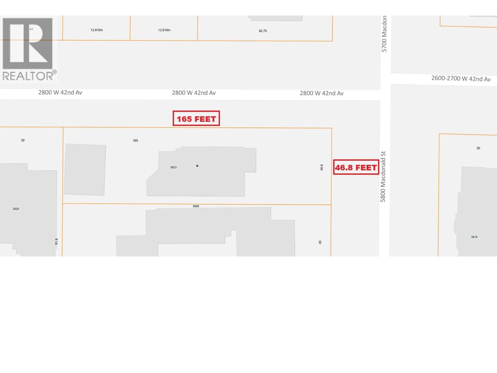 5833 MACDONALD STREET, Vancouver, British Columbia