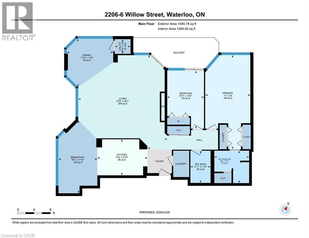 6 Willow Street Unit# 2206, Waterloo, Ontario  N2J 4S3 - Photo 47 - 40816585