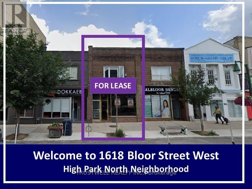 MAIN FLOOR - 1618 BLOOR STREET W, Toronto, Ontario