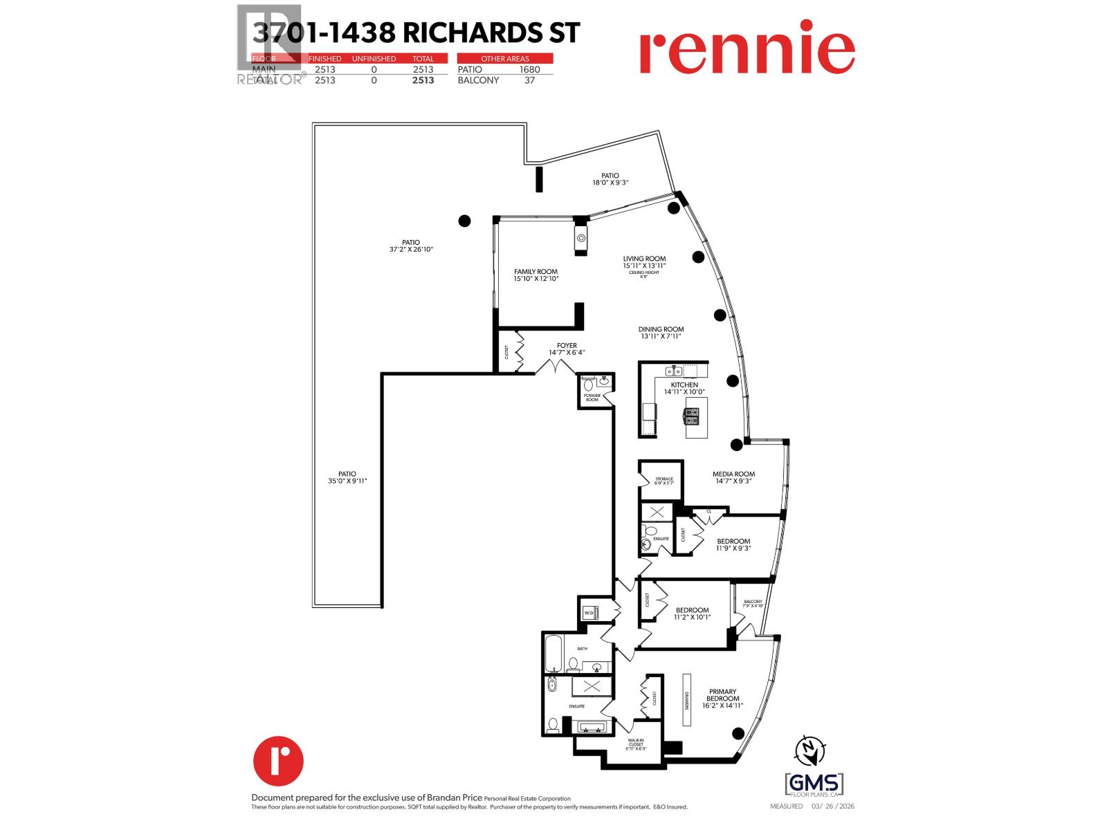 3701 1438 Richards Street, Vancouver, British Columbia  V6Z 3B8 - Photo 40 - R3110246