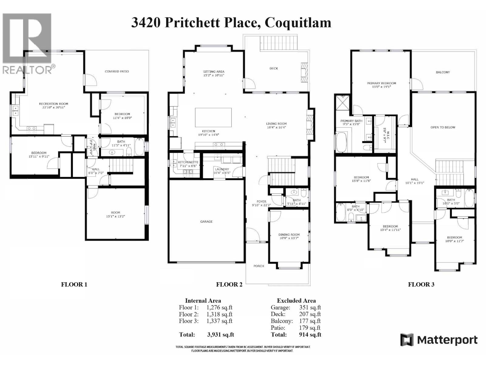 3420 Pritchett Place, Coquitlam, British Columbia  V3E 0L2 - Photo 40 - R3081411