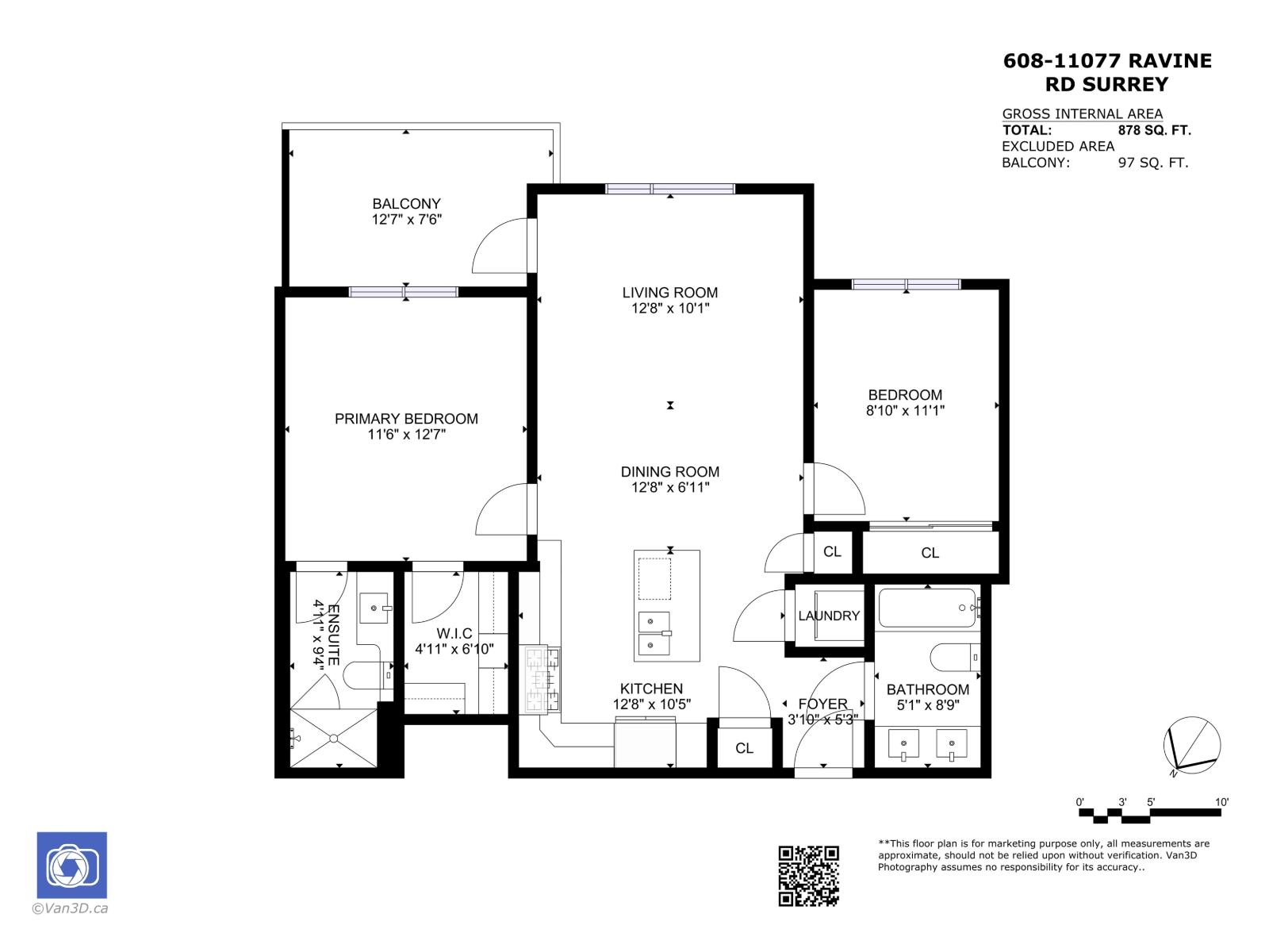 608 11077 Ravine Road, Surrey, British Columbia  V3T 5S2 - Photo 34 - R3105345