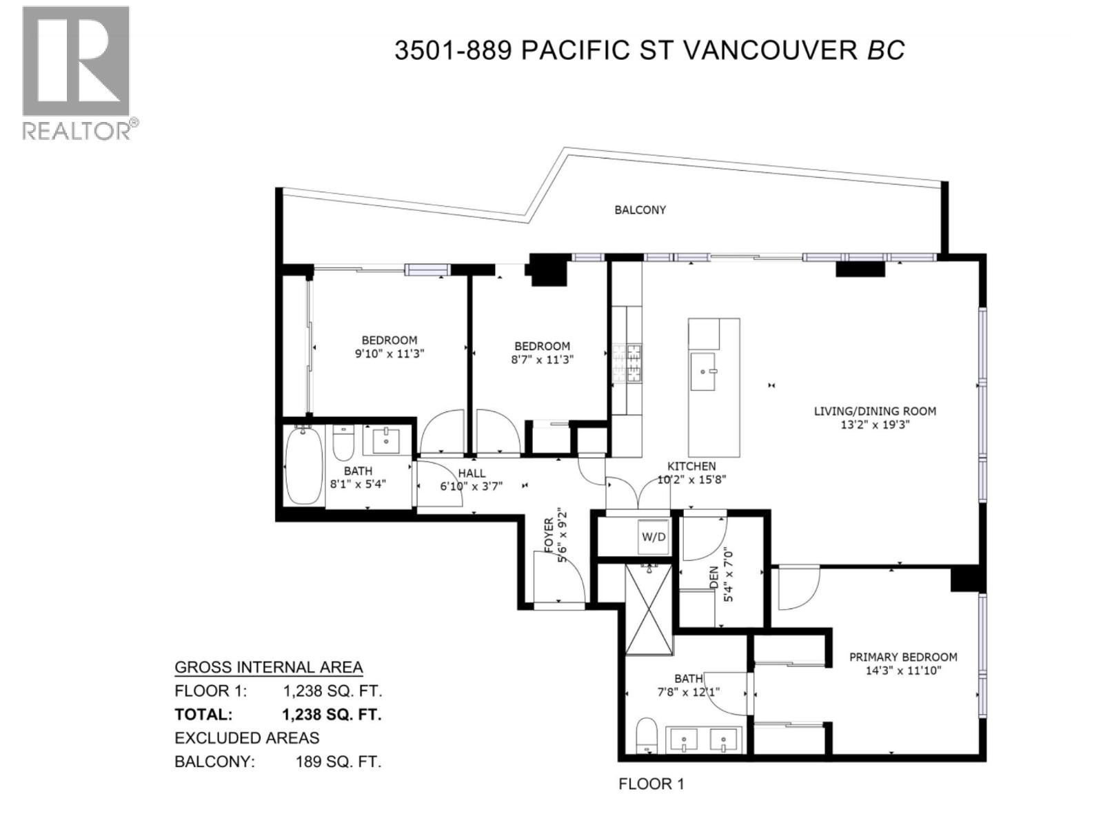 3501 889 Pacific Street, Vancouver, British Columbia  V6Z 1C3 - Photo 38 - R3111370