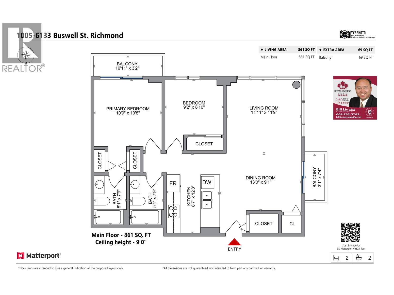 1005 6133 Buswell Street, Richmond, British Columbia  V6Y 0B2 - Photo 9 - R3111514