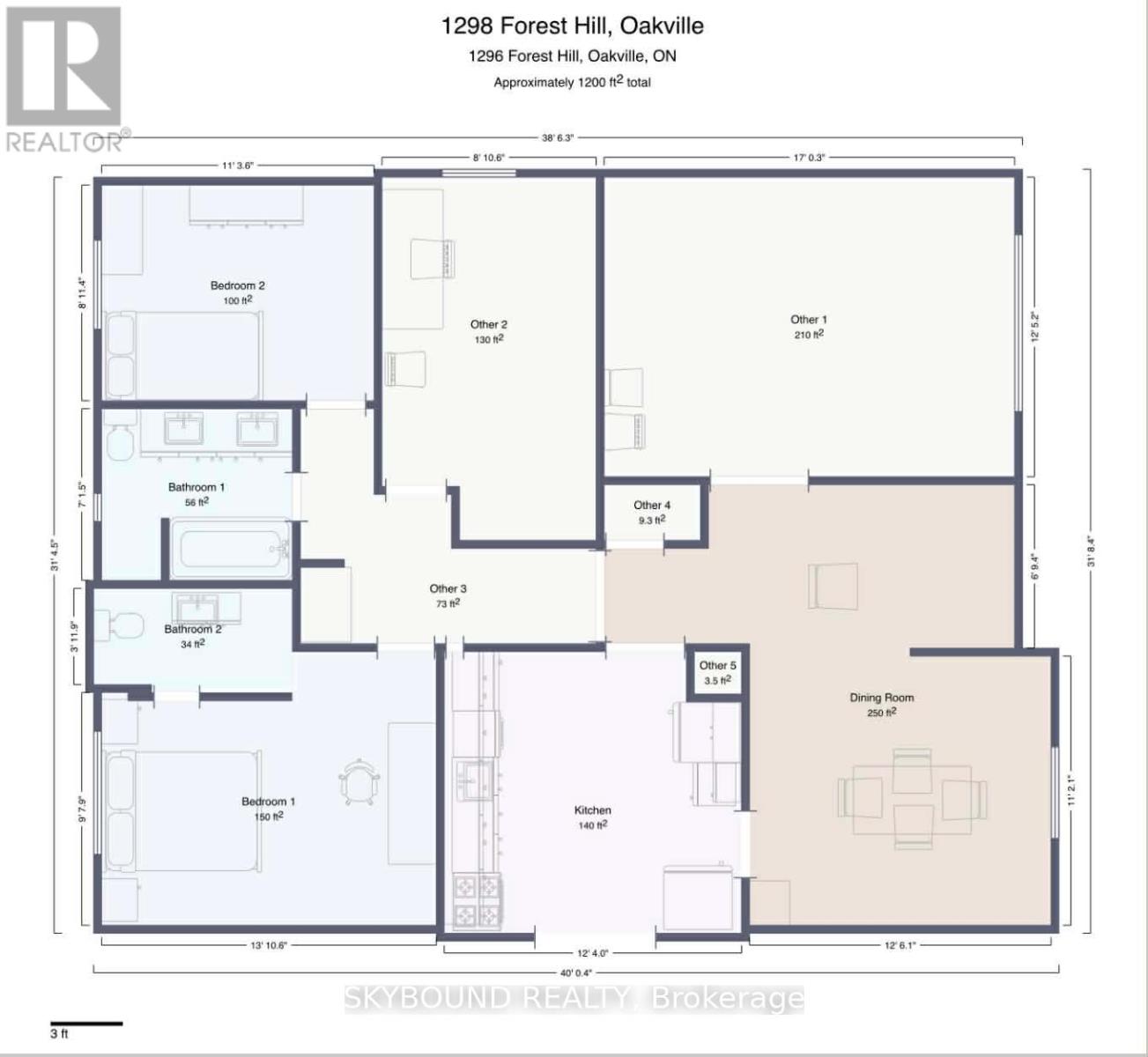 1298 Forest Hill, Oakville, Ontario  L6H 2S4 - Photo 34 - W12974184