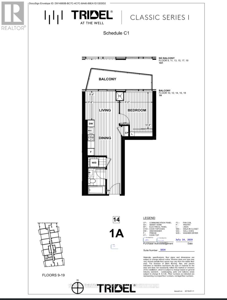 1514 - 470 Front Street W, Toronto, Ontario  M5V 0V6 - Photo 5 - C12995040