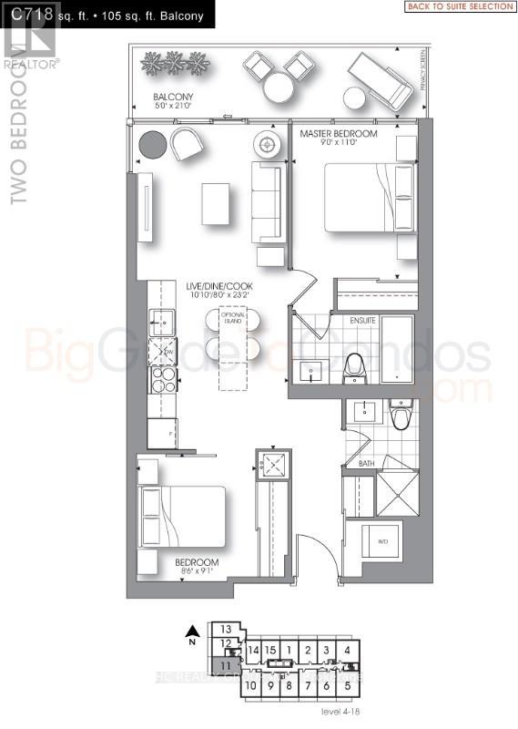 1011 - 105 George Street, Toronto, Ontario  M5A 0L4 - Photo 39 - C12999304