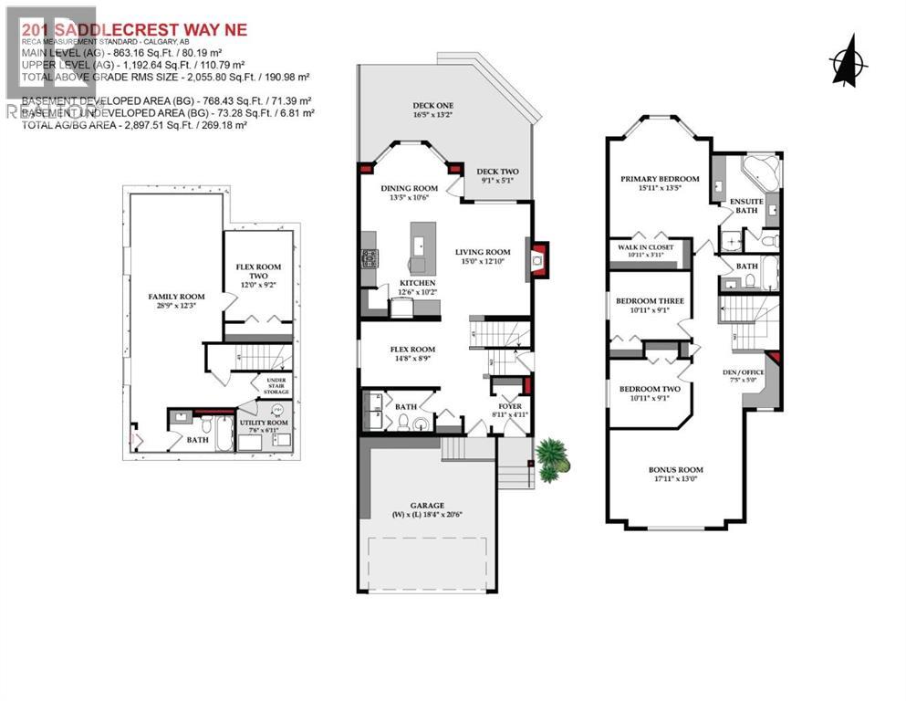 201 Saddlecrest Way NE, Calgary, Alberta  T3J 5N1 - Photo 2 - A2286442