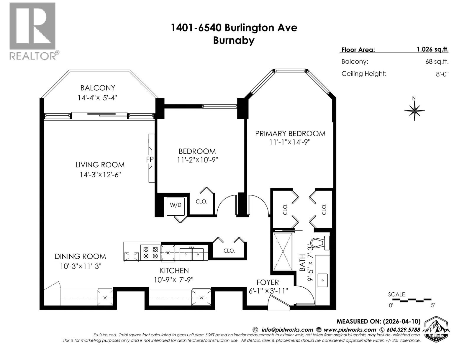 1401 6540 Burlington Avenue, Burnaby, British Columbia  V5H 4G3 - Photo 29 - R3110257