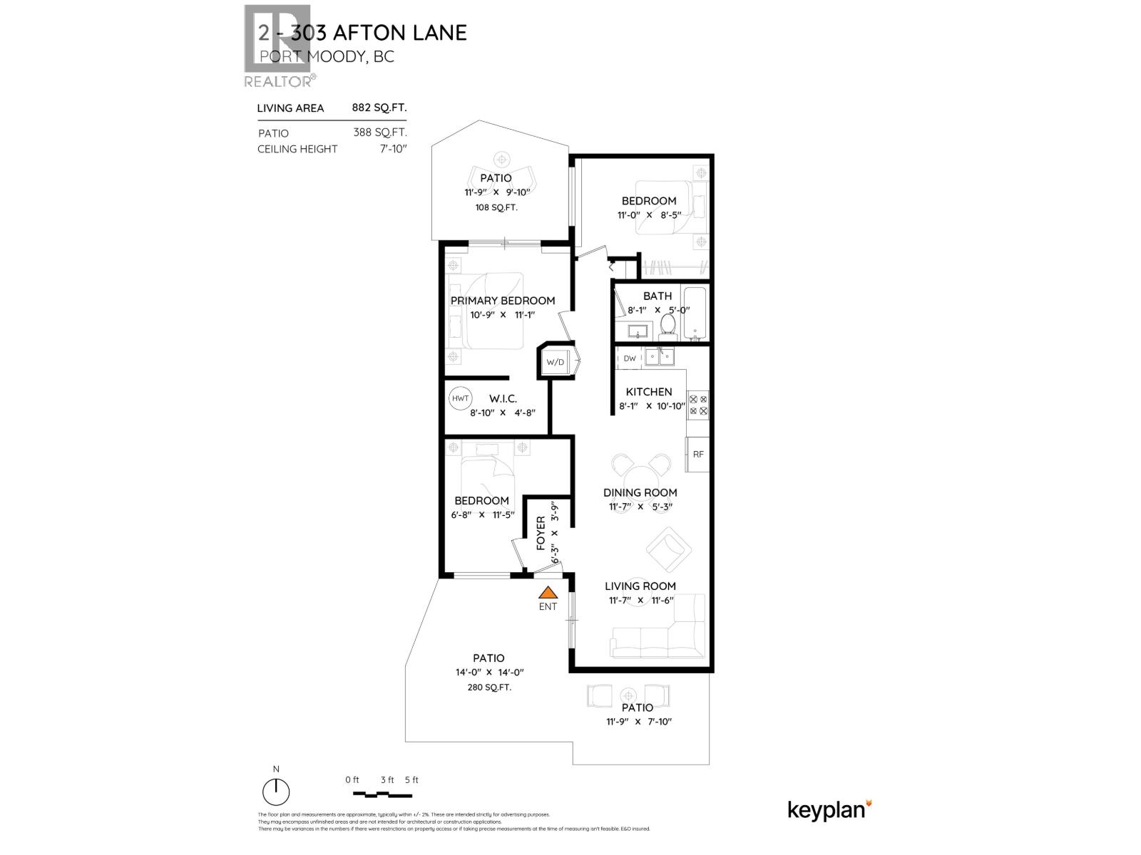 2 303 Afton Lane, Port Moody, British Columbia  V3H 3V8 - Photo 22 - R3109233