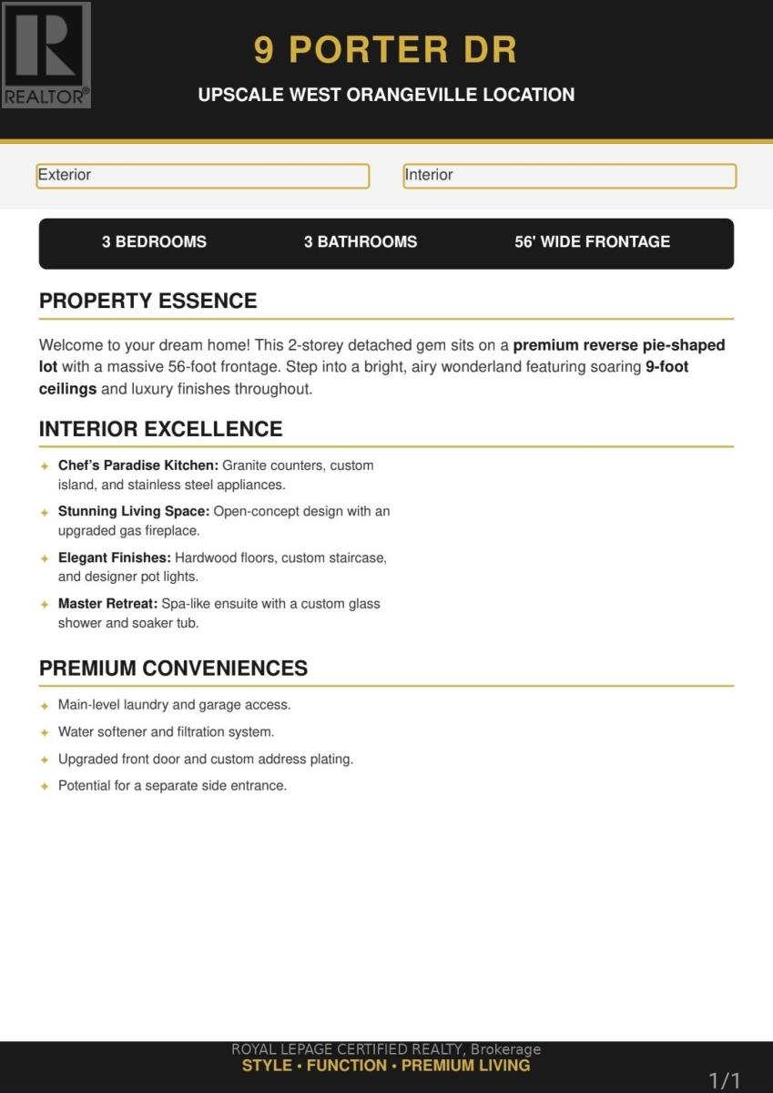 9 Porter Drive, Orangeville, Ontario  L9W 6Z4 - Photo 31 - W12979620