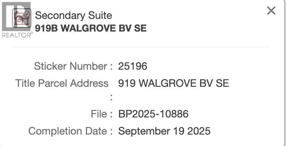 919 Walgrove Boulevard Se, Calgary, Alberta  T2X 4G1 - Photo 21 - A2294645