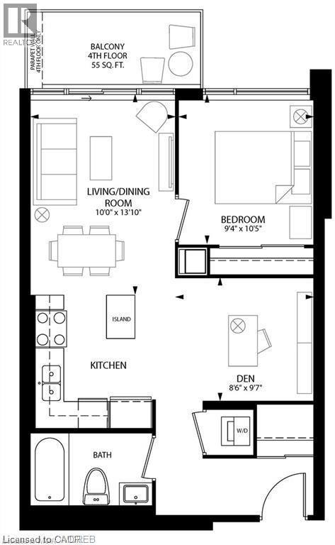 85 Duke Street W Unit# 1201, Kitchener, Ontario  N2H 4Y7 - Photo 10 - 40821314