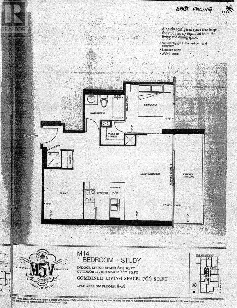 1706 - 375 King Street W, Toronto, Ontario  M5V 1K1 - Photo 4 - C13005254