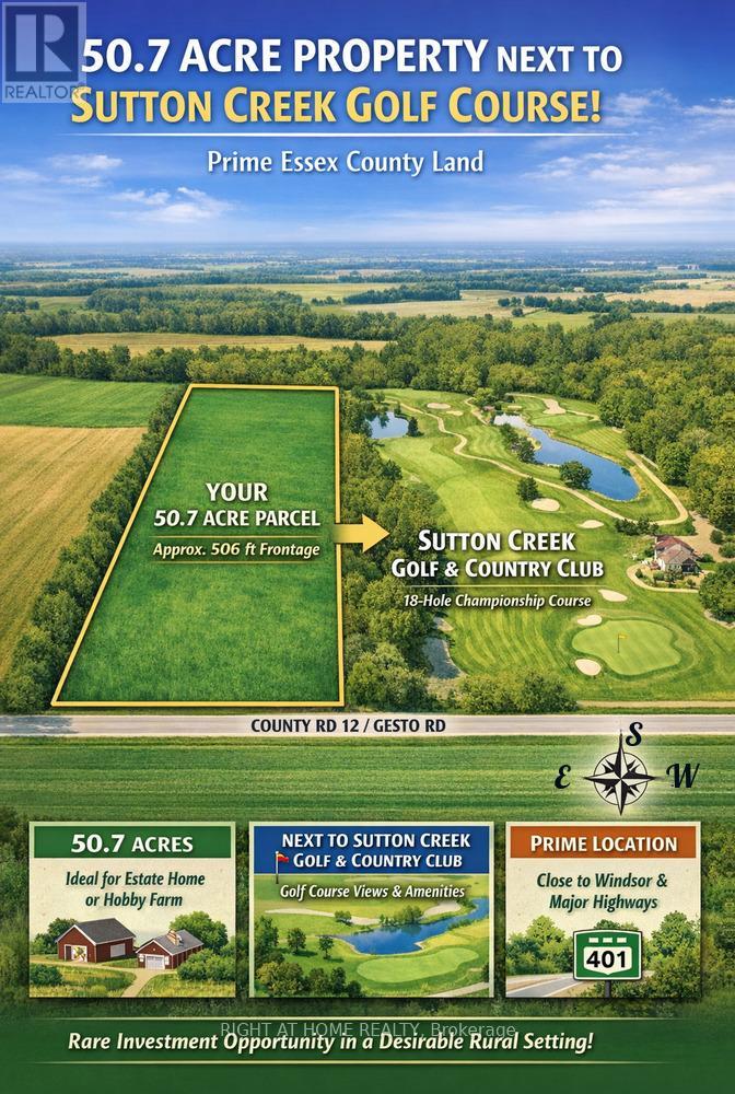 Part Lot 3 Con Gesto / Country 12 Road, Essex, Ontario  N8M 2X6 - Photo 1 - X13009704