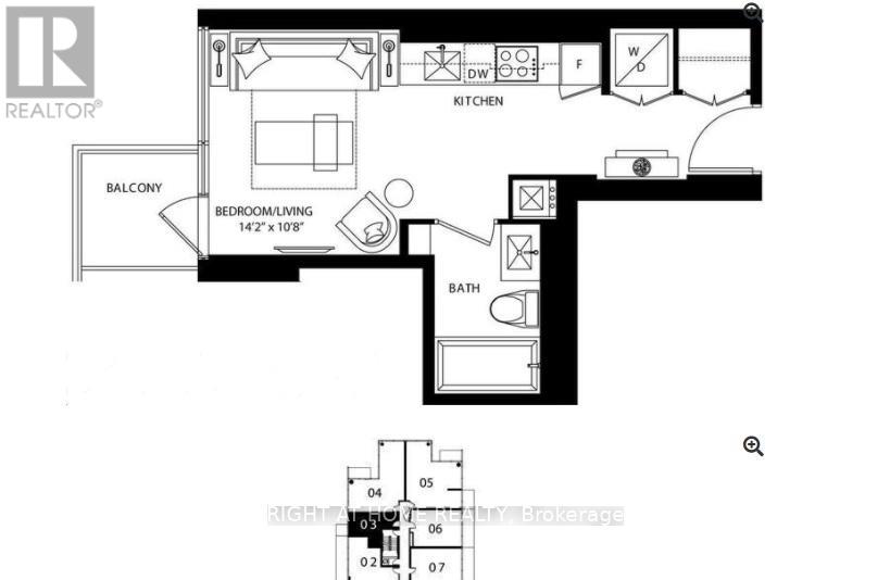 1003 - 290 Adelaide Street W, Toronto, Ontario  M5V 1P6 - Photo 10 - C13010358