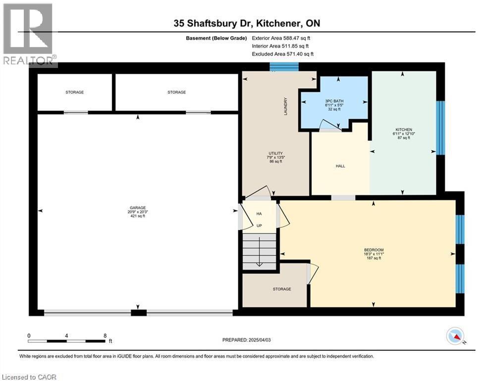 35 Shaftsbury Drive Unit# Bsmnt, Kitchener, Ontario  N2A 1N4 - Photo 24 - 40819827