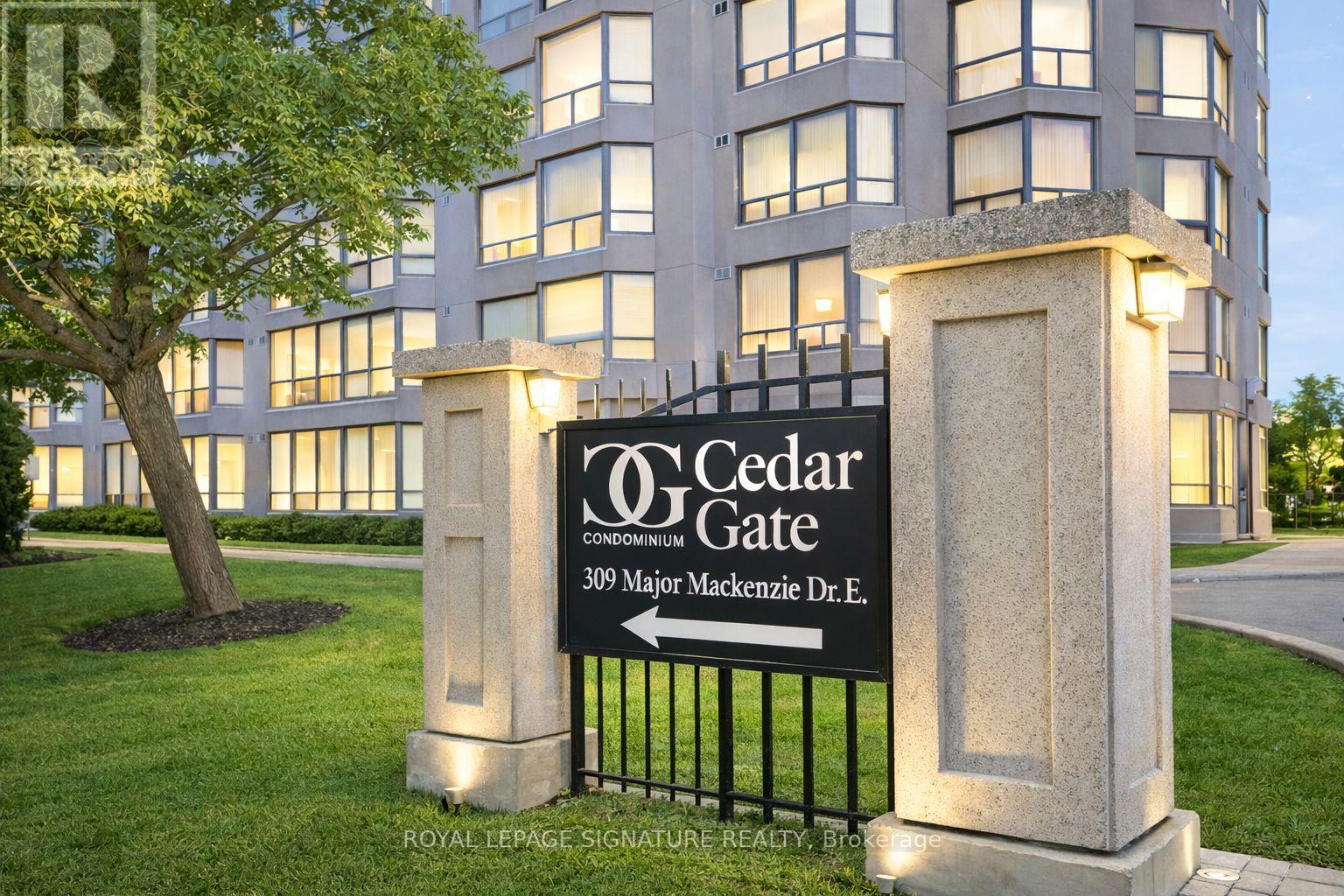 501 - 309 MAJOR MACKENZIE DRIVE E, Richmond Hill, Ontario