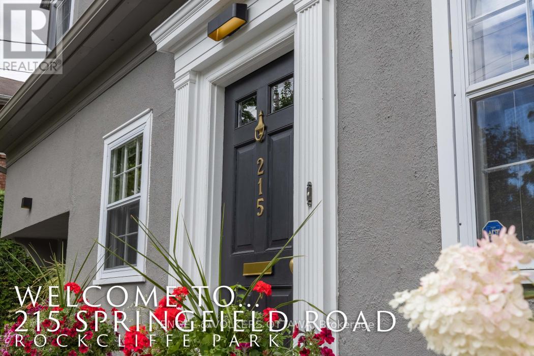 215 SPRINGFIELD ROAD, Ottawa, Ontario