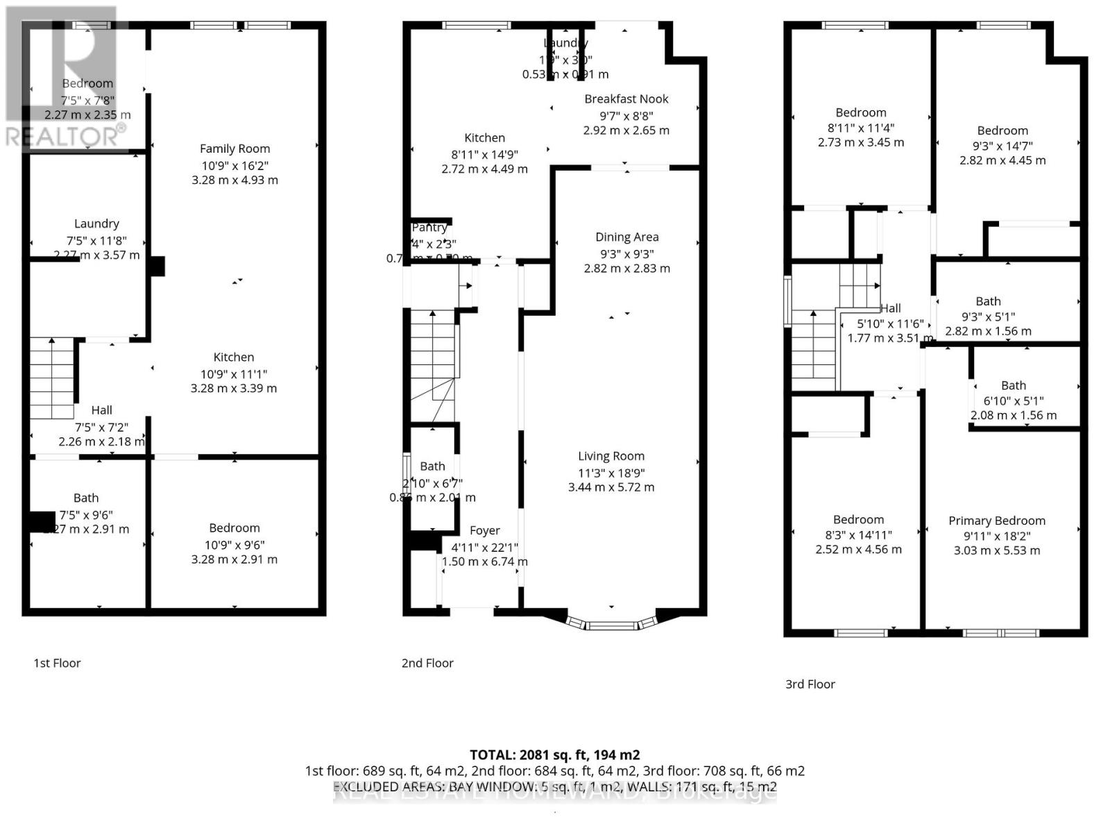 783 Dodsworth Crescent, Mississauga, Ontario  L4Y 2H8 - Photo 3 - W13011204