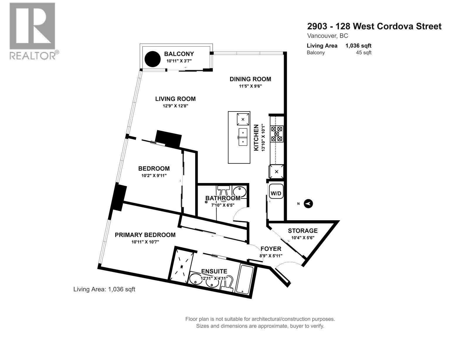 2903 128 W Cordova Street, Vancouver, British Columbia  V6B 0E5 - Photo 29 - R3112381