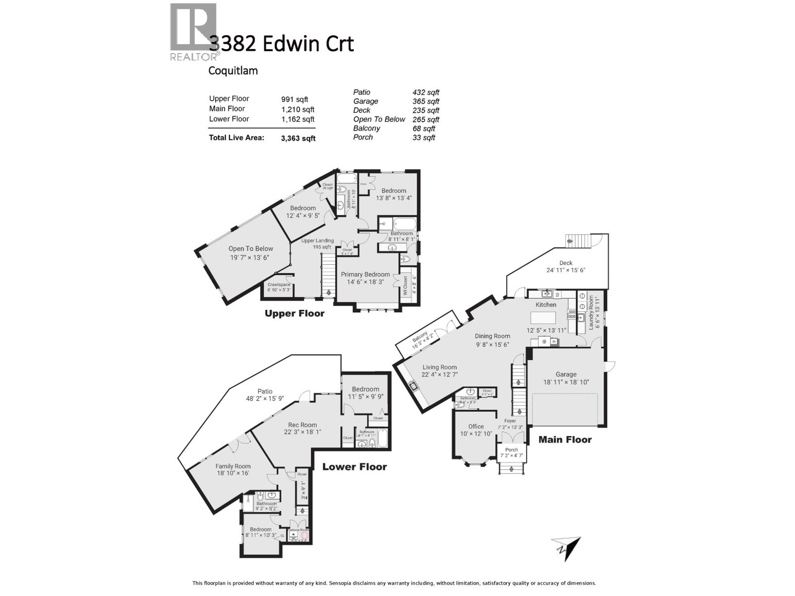 3382 Edwin Court, Coquitlam, British Columbia  V3E 0C5 - Photo 3 - R3112673