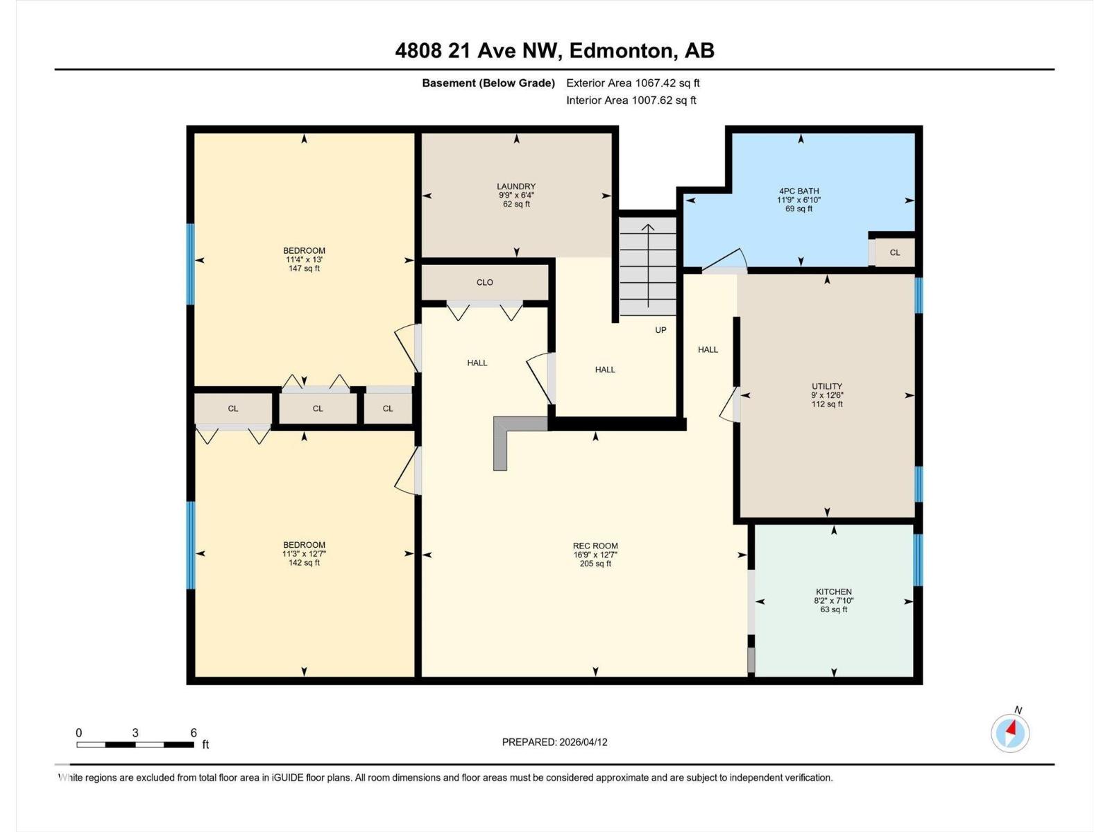 4808 21 Av Nw, Edmonton, Alberta  T6L 2V8 - Photo 60 - E4482992