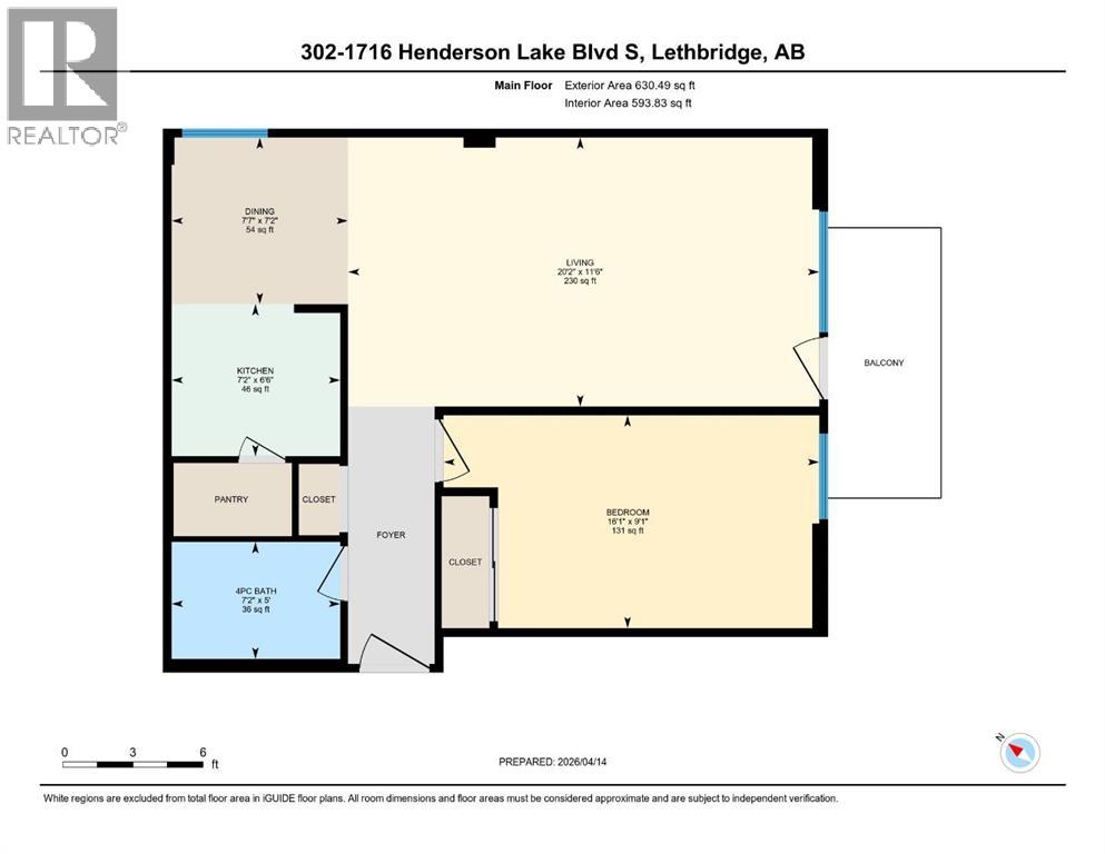 302, 1716 Henderson Lake Boulevard S, Lethbridge, Alberta  T1K 3C2 - Photo 25 - A2301555