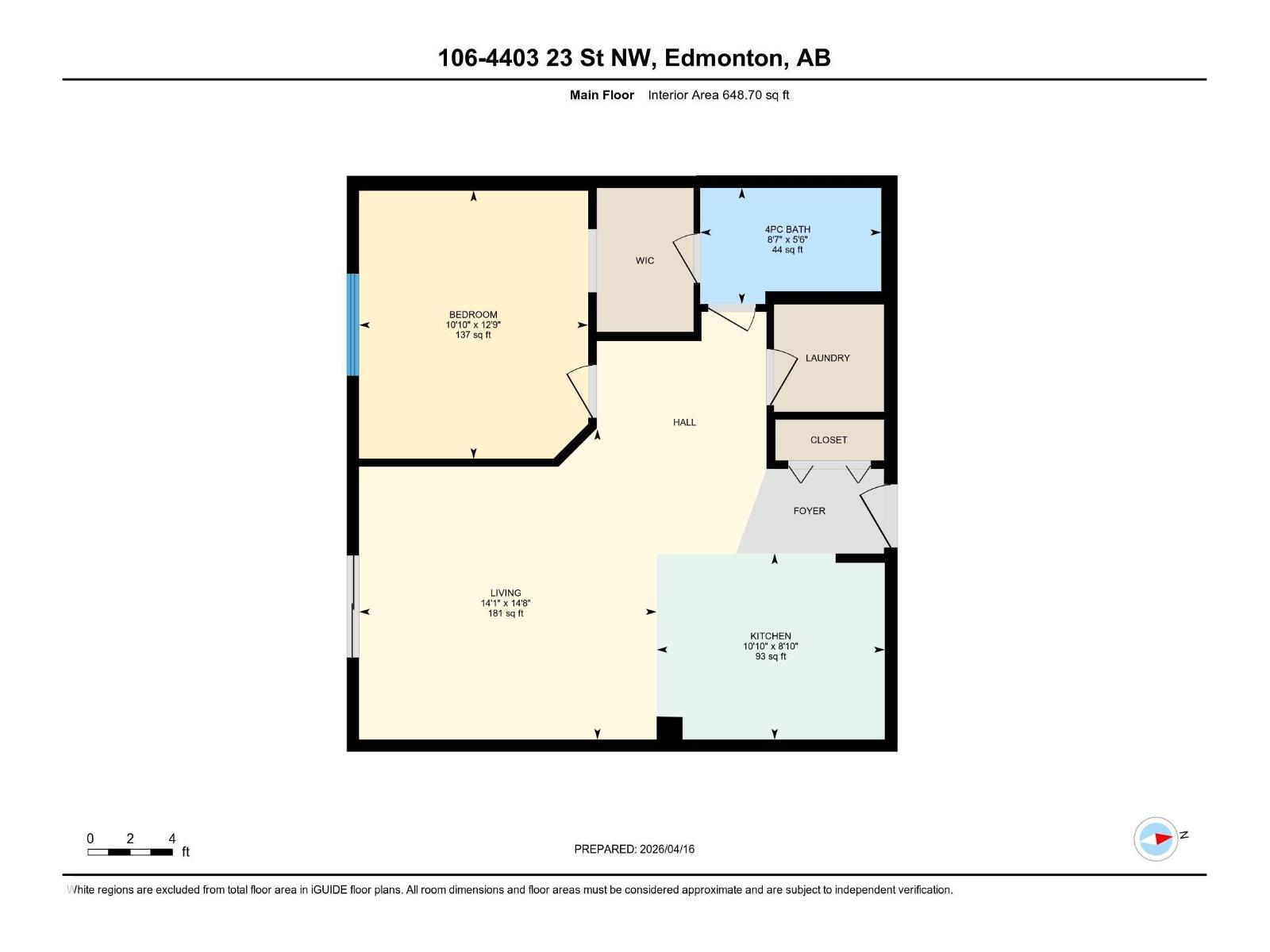 #106 4403 23 St Nw Nw, Edmonton, Alberta  T6T 0E4 - Photo 34 - E4482832