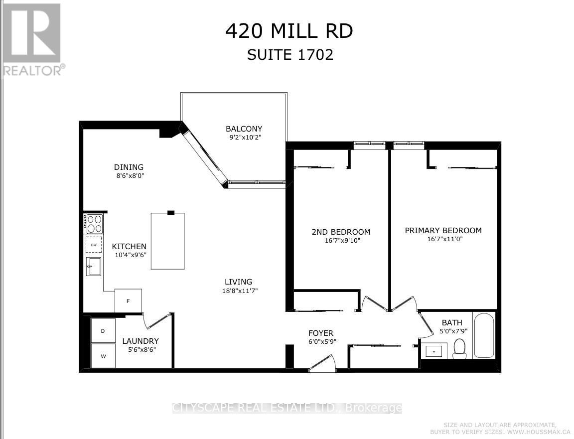 1702 - 420 Mill Road, Toronto, Ontario  M9C 1Z1 - Photo 38 - W13014194