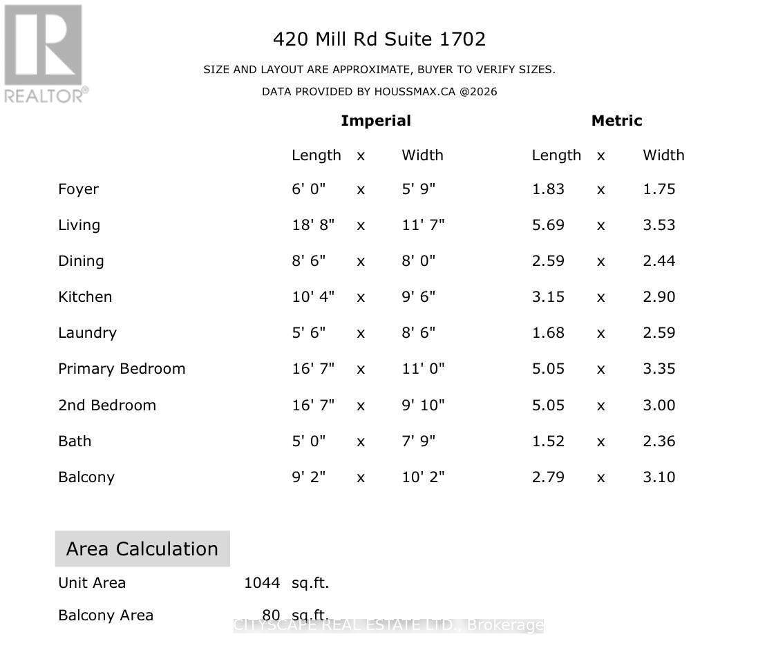 1702 - 420 Mill Road, Toronto, Ontario  M9C 1Z1 - Photo 39 - W13014194