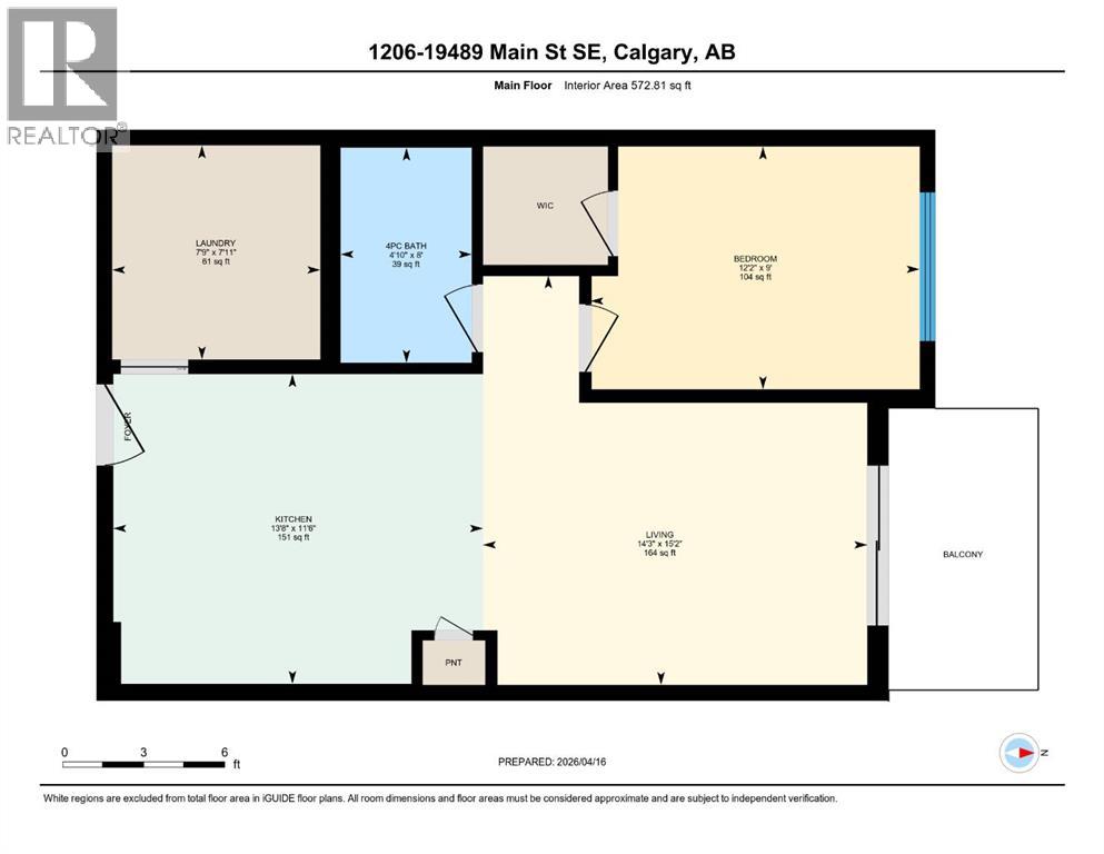 1206, 19489 Main Street Se, Calgary, Alberta  T3M 3J3 - Photo 2 - A2302229