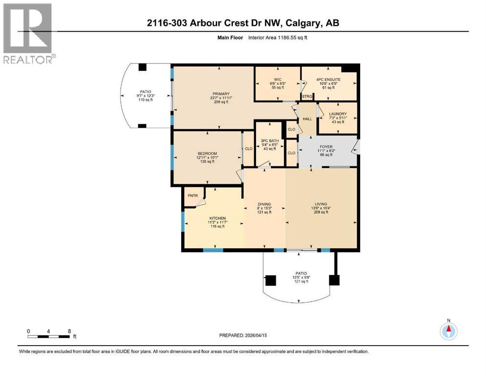 2116, 303 Arbour Crest Drive NW, Calgary, Alberta  T3G 5G4 - Photo 24 - A2302403