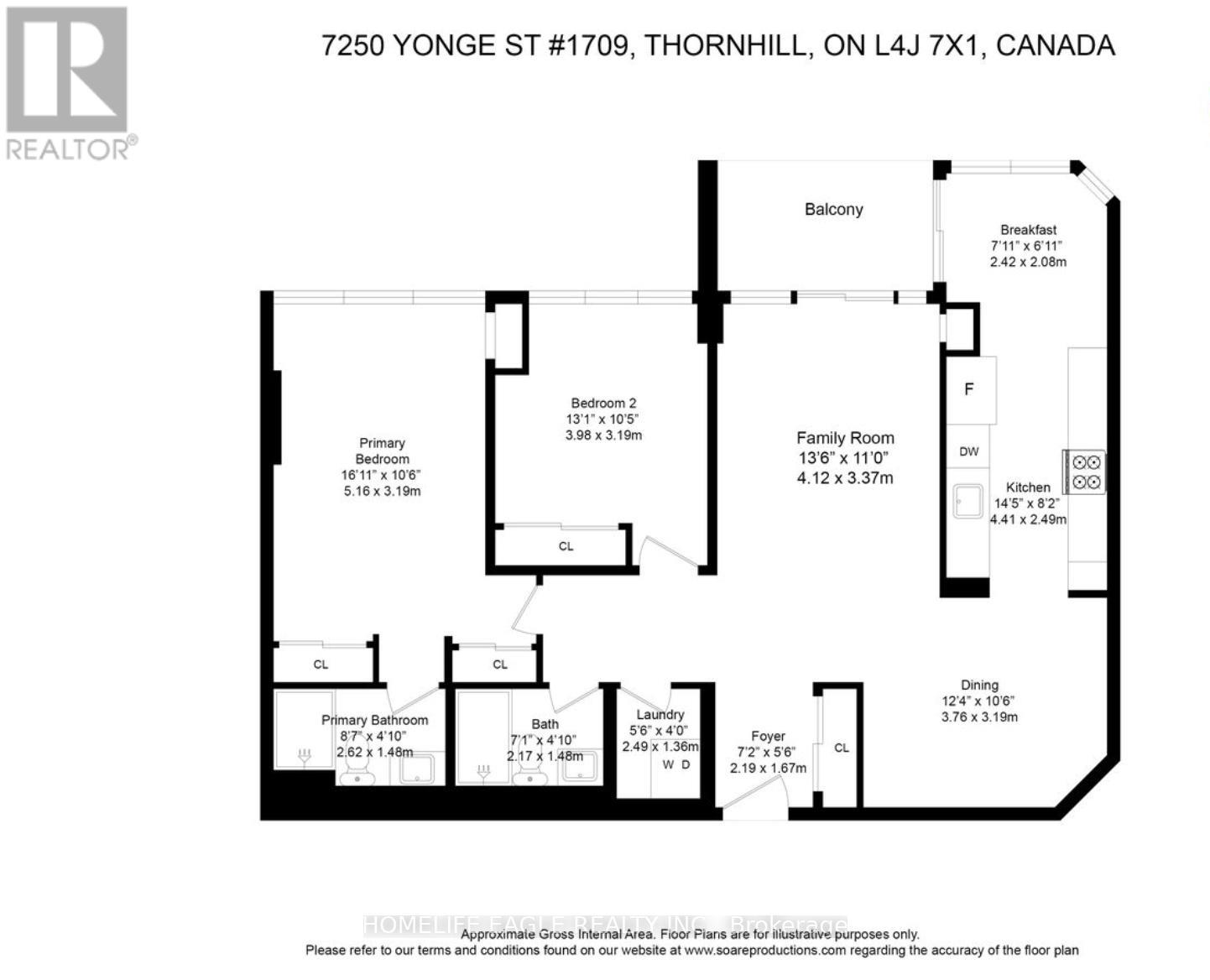 1709 - 7250 Yonge Street, Vaughan, Ontario  L4J 7X1 - Photo 27 - N13016694