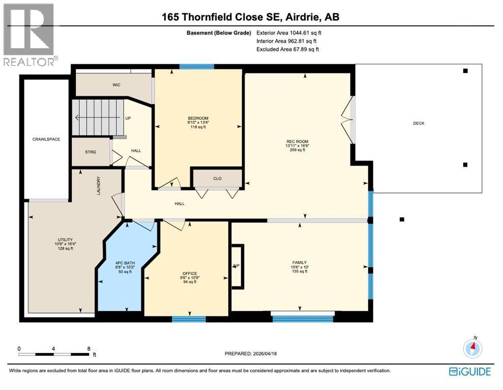 165 Thornfield Close Se, Airdrie, Alberta  T4A 2K8 - Photo 46 - A2302808