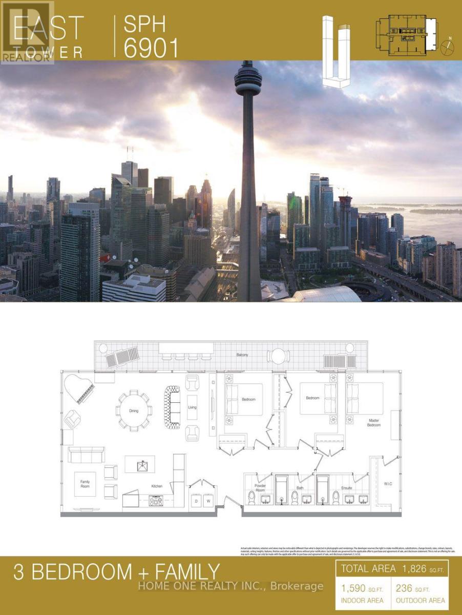 6901 - 1 Concord City Place Way, Toronto, Ontario  M5V 0X3 - Photo 1 - C13017410