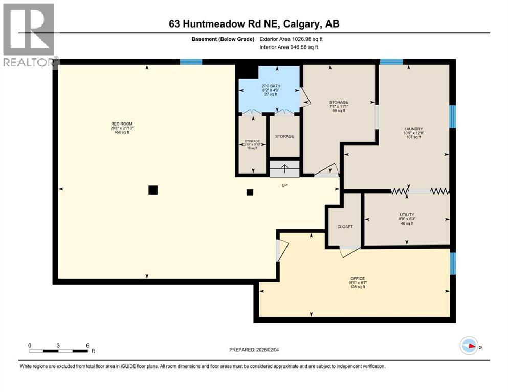 63 Huntmeadow Road NE, Calgary, Alberta  T2K 5H2 - Photo 35 - A2284085