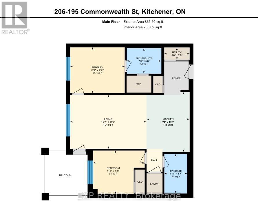 206 - 195 Commonwealth Street, Kitchener, Ontario  N2E 0H5 - Photo 27 - X13018844