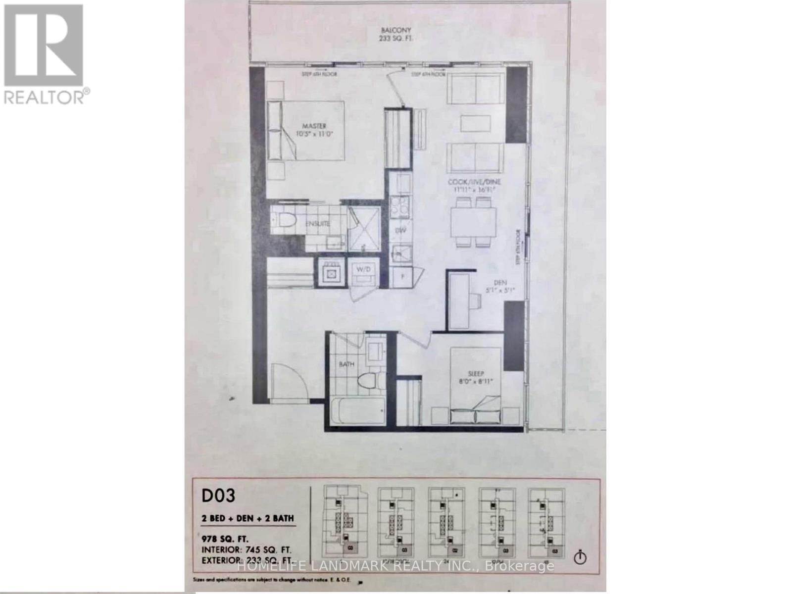 1203 - 3900 Confederation Parkway, Mississauga, Ontario  L5B 0M3 - Photo 24 - W13019292