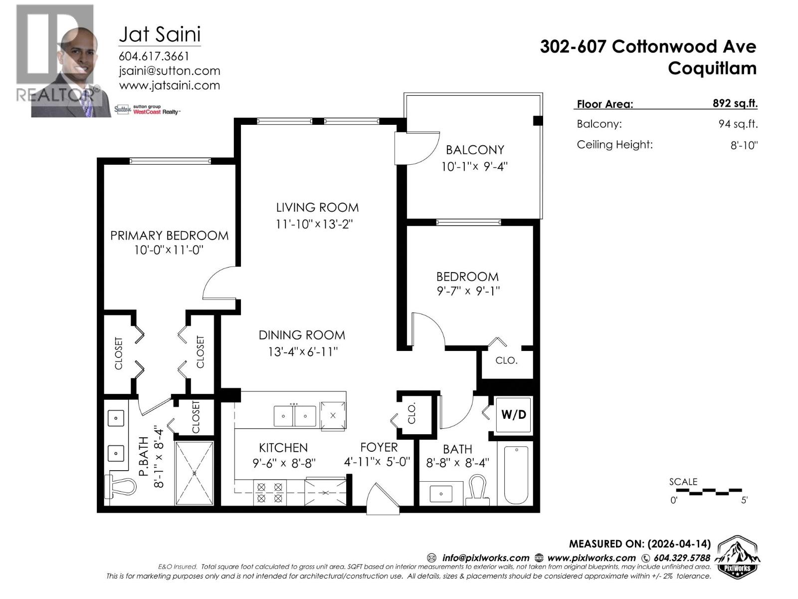 302 607 Cottonwood Avenue, Coquitlam, British Columbia  V3J 0H1 - Photo 22 - R3112244