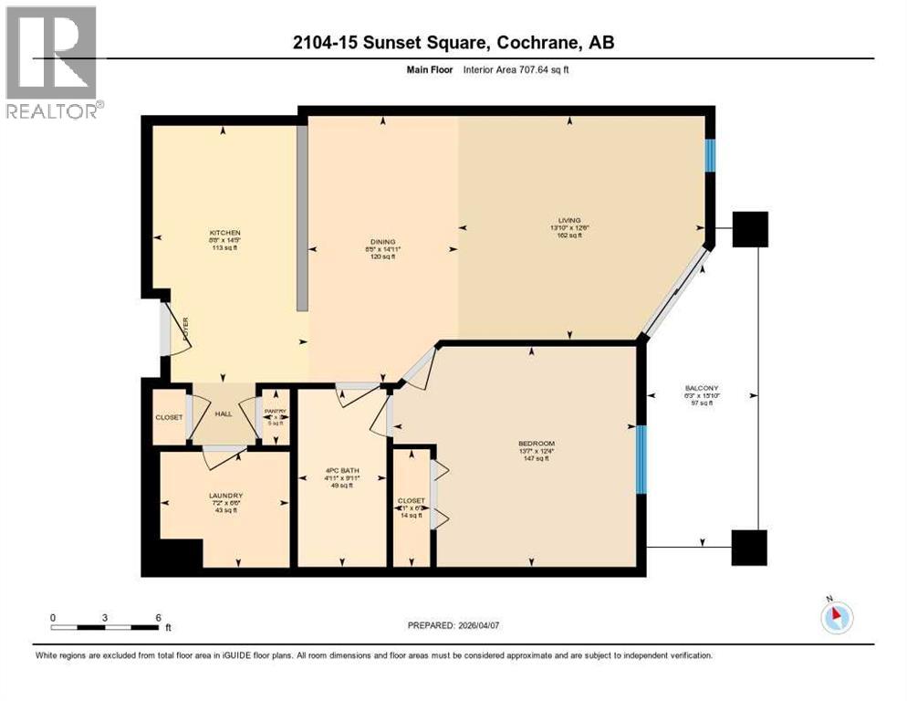 2104, 15 Sunset Square, Cochrane, Alberta  T4C 0E7 - Photo 38 - A2299363